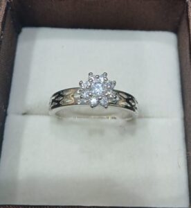 Starlit Promise Silver Ring