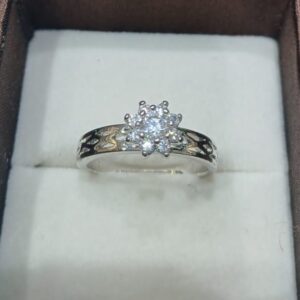 Starlit Promise Silver Ring